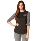 Fox racing currently 3/4 sleeve airline top